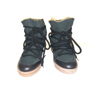 Isabel Marant Knoles Wedge Booties 38